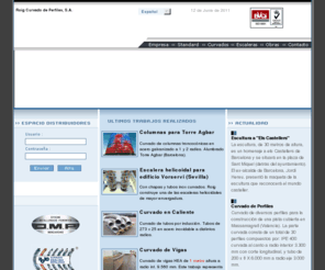 roigcurvados.com:  Curbado de tubos  curvados de metales, escaleras curvadas
Curvado de tubos y perfiles metalicos en general. Realizacion de escaleras helicoidales, barandas curvadas y elementos de construccion singular con metales curvados.