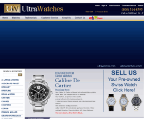 ultrawatches.com: Rolex Watches by - Ultra Watches - Luxury Swiss Watches
Luxury watches at wholesale prices. Shop with confidence for genuine top of the line luxury Swiss watches at deep discounted prices.