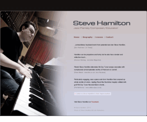 stevehamilton.com: Steve Hamilton - Jazz Pianist - Official Website
