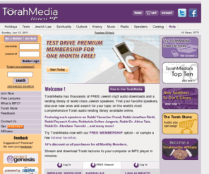 torahmedia.com: TorahMedia.com
TorahMedia.com:  The worlds most comprehensive online Torah audio lending library.