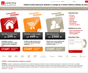 vseprozivot.cz: E-shop Evron.cz | vlastní e-shop nebo www stránky do 3 minut
E-shop Evron.cz | vlastní e-shop nebo www stránky do 3 minut