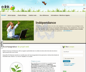 e-linkservice.com: E-linkservice - Agence web Toulouse - Création site internet - Conception de logiciels
Basée à Toulouse, E-linkservice a été une agence spécialisée dans la création de sites web et de sites de vente en ligne pendant près d'une année. Aujourd'hui E-linkservice recentre son