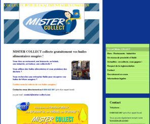 mister-collect.com: mister collect - COLLECTE HUILES ALIMENTAIRES USAGEES
collecte huiles de friture