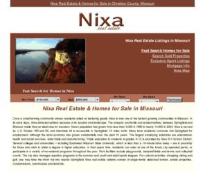 nixa-christiancounty-missouri.com: Nixa Real Estate and Homes for Sale in Christian County, Missouri
Explore Nixa real estate and homes for sale by viewing Missouri real estate listings of homes for sale in Christian County.