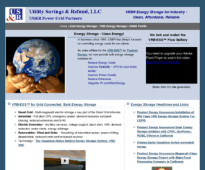 utility-savings.com: Utility Savings and Refund Services - Bulk Energy Storage, Natural Gas
Energy for Industry - Clean, Affordable, Reliable.  VRB Flow Battery