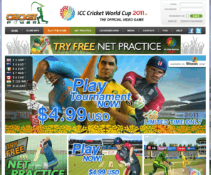 cricketpower.com: Cricket Power - ICC Cricket World Cup 2011 | The Official Video Game
Official Website for ICC Cricket World Cup 2011 Video Game. Check out latest updates, ranked players and join the Cricket world cup fever with Cricket Power!