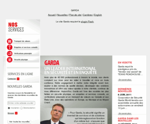 gardauas.com: Agence de sécurité, transport de valeur, investigation :: Garda
Garda est une agence de sécurité, spécialisée en sécurité physique, enquêtes et services-conseils, vérifications préemploi et transport de valeurs au Canada et aux États-Unis, avec des opérations en Europe, au Mexique et au Moyen-Orient.