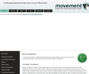movement.ie: Product Design Ireland - Irish Industrial Design Consultancy - Medical Device Design - Human Factors Engineering
Movement is based in Dublin, Ireland and specialises in Product Design, Industrial Design and Human Factors for Medical Devices and Equipment