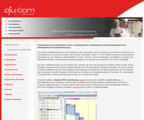 personal-einsatz-steuerung.com: djupep | Software für Personaleinsatzplanung, Zeitwirtschaft und Zutritt – Personalressourcen wirtschaftlicher nutzen. Komplettlösung für wertschöpfendes Arbeitszeitmanagement und bedarfsgenaue Personaleinsatzsteuerung.
djucom_software_systeme