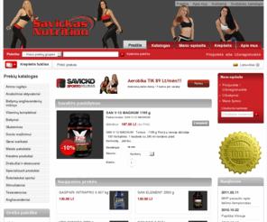 savickasnutrition.com: Papildai, proteinas, vitaminai sportui
Maisto papildai, proteinas, superpump250, proteinas, bcaa, animal pak, 