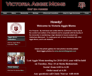 victoriaaggiemoms.com: Victoria Aggie Moms
Place your website description in this area. This is read by some search engines.