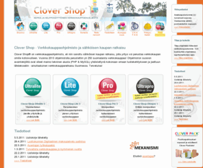 clovershop.com: Clover Shop - Verkkokauppaohjelmisto ja sähköisen kaupan ratkaisu
