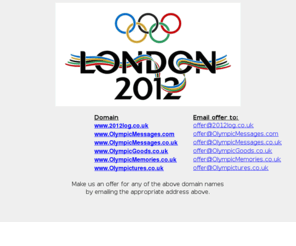 olympicmemories.co.uk: Olympic Domain Names
Olympic Domain Names