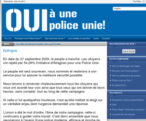police-unie.ch: Police Unie.ch
Police Unie.ch
Le 27 septembre je vote OUI