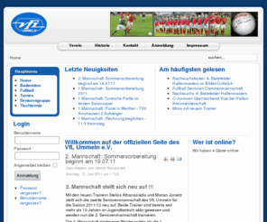 vfl-ummeln.com: Willkommen auf der offiziellen Seite des VfL Ummeln e.V.
Joomla! - the dynamic portal engine and content management system