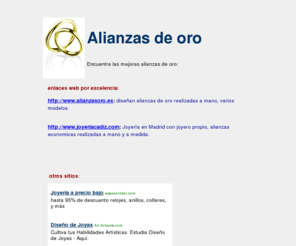 alianzasdeoro.es: Alianzas de oro
Alianzas de oro