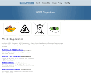weeeregulations.net: WEEE Regulations
Looking for WEEE Regulation? WEEE Regulations or Waste Electrical and Electronic Equipment Regulations are defined provision of the European Parliament and Council Directive regarding waste on electrical and electronic apparatus...