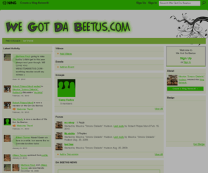 wegotdabeetus.com: We Got Da Beetus
We Got Da Beetus is a Ning Network