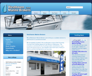 westhavenmarinebrokers.co.nz: Welcome
Westhavenmarinebrokers, used boats, launches, yachts and marine gear for sale through Westhaven Marine Brokers, Auckland - New Zealand