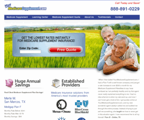 yourmedicaresupplement.com: Medicare Supplement Insurance & Plans | Medigap Insurance
For Medicare Supplement Insurance & Plans and Medigap Insurance, visit YourMedicareSupplement.com. Free quotes & low prices.