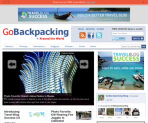 gobackpacking.com: Go Backpacking - Around the World Travel Blog
Around the World Travel Blog