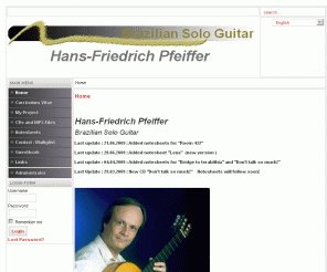 hans-friedrich-pfeiffer.de: Brasilianische Solo-Gitarre - Home
Brazilian Solo Guitar