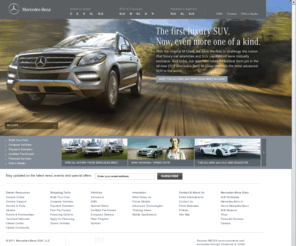 mbusa.com: Home of C, E, S, CLS, CL, SLK, SL, R, GLK, M, GL, G Class  - Luxury Cars, SUVs, Sedans, Wagons, Crossovers & Sports Cars | Mercedes-Benz USA
Explore specifications, safety features, photo and videos for the entire Mercedes-Benz luxury vehicle line-up.  Compare performance and luxury sedans, coupes, convertibles, crossover, SUVs and wagons. Build Your Own Mercedes-Benz, or Contact a Dealer.