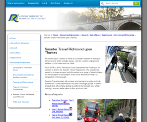 smartertravelrichmond.org: Smarter Travel Richmond upon Thames - London Borough of Richmond upon Thames
From 2008 to 2010, Richmond Council partnered with Transport for London to deliver the Smarter Travel Programme.