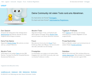 vave.com: Willkommen bei VAVE - Deine Community mit vielen Tools rund ums Abnehmen.
Willkommen bei VAVE - Deine Community mit vielen Tools rund ums Abnehmen. - VAVE - Deine Deine Community mit vielen Tools rund ums Abnehmen