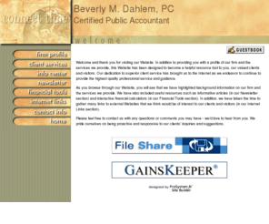 beverlymdahlem.com: Beverly M. Dahlem, P.C.
Accounting, Tax, and Bookkeeping needs.