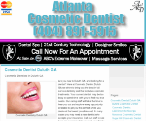 dentist-duluth.com: Cosmetic Dentist Duluth
Teeth whitening Duluth, Teeth whitening Gwinnett, Cosmetic dentist Gwinnett, Lawrenceville cosmetic dentist, Lawrenceville teeth whitening