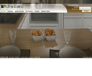 discac.fr: Bienvenue chez DISCAC
DISCAC, créateur et fabricant de meubles de cuisines et salles de bains développe depuis bientôt 20 ans un concept original : offrir aux spécialistes le meilleur du délai, de la qualité et du prix.