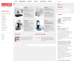 emcotest.com: EMCO-TEST :: Härteprüfmaschinen nach Rockwell, Brinell, Vickers und Knoop
XHärteprüfung mit umfangreicher Datenverwaltung & Protokollierung und vollautomatischer Bildauswertung nach Rockwell HRA, HRC, HRV, Brinell HBW 1/1, 10/3000, Vickers HV1, HV5, HV10, HV30 und Knoop.