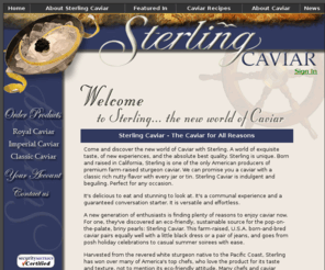 sterlingcaviar.com: Buy Caviar Online - Sterling Caviar - The Caviar For All Reasons
