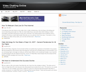 vchatonline.com: Video Chatting Online
Video Chatting discussion site