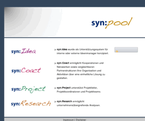 synpool.com: .: syn:pool | Datenbankgestützte Webanwendungen :.
Ingenierbüro Schwarz