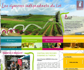 vigneron-independant-lot.com: Les vignerons indépendants du lot
