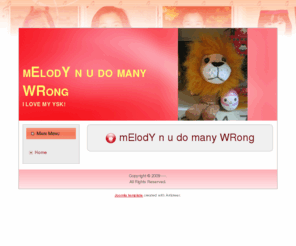 rayelmond.com: mElodY n u do many WRong
Joomla! - the dynamic portal engine and content management system