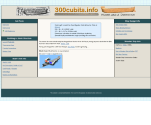 300cubits.info: 300 Cubits
A Specification for Noah's Ark