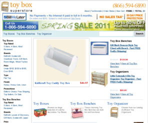 toyboxes-store.com: The Toy Box Superstore - Free Shipping on Toy Boxes
Low prices and free shipping on a wide selection of Toy Boxes.