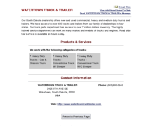 watertowntrucktrailer.com: WATERTOWN TRUCK & TRAILER
