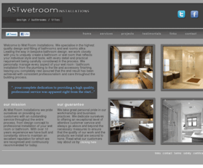 wetroom-installations.com: Wetroom Installations : bathrooms, shower rooms, wetrooms, tiling, building, construction, design & consultation
Wetroom Installations offer a wide range of wetroom and bathroom consultation, design and installation.