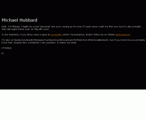 michael-hubbard.co.uk: Michael Hubbard
Michael Hubbard: founder/editor-in-chief and music editor of musicOMH.