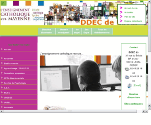 ddec53.com: Direction Diocésaine de l'Enseignement Catholique de la Mayenne - Accueil
Mambo - the dynamic portal engine and content management system