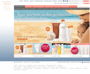 eau-thermale-avene.com: Eau Thermale Avene
Welcome to the Eau Thermale Avene international web site, experts in sensitive skins. Bienvenue sur le site international des Laboratoires Eau Thermale Avène, l'expertise des peaux sensibles.