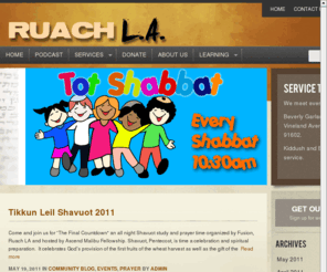 ruachla.com: Ruach LA  | Ruach L.A. Messianic Jewish Community
