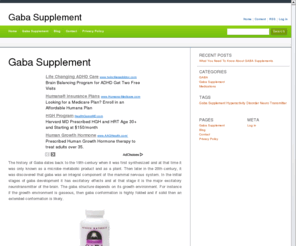 gabasupplement.net: Gaba Supplement
Browsing for better facts with regards to Gaba Supplement? Your search is over! Bringing you updated, essential help as well as tips. Have a look at our blog!