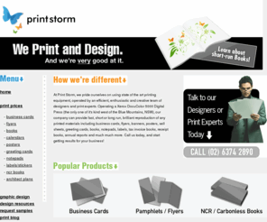 gulgong.org: Print Storm | Digital Printing, Offset Printing & Graphic Design, Flyers, Business Cards, Posters NSW Australia
Situated in Central NSW we have lower overheads and running costs and output higher quality printing. Business Cards, Flyers, or Books; we can print it all.