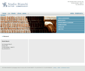 studiobianchivr.it: Studio Bianchi - Dottori Commercialisti - Revisori Contabili
Studio Bianchi dottori commercialisti, revisori contabili a Verona