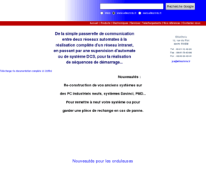 elliochris.com: Elliochris maintenance Informatique industrielle et bureautique
Informatique industrielle et bureautique pour professionels et particuliers, sous traitance, expertises, formations, maintenance. Dans les secteurs de la papeterie cartonnerie mais en general dans toutes l'industrie